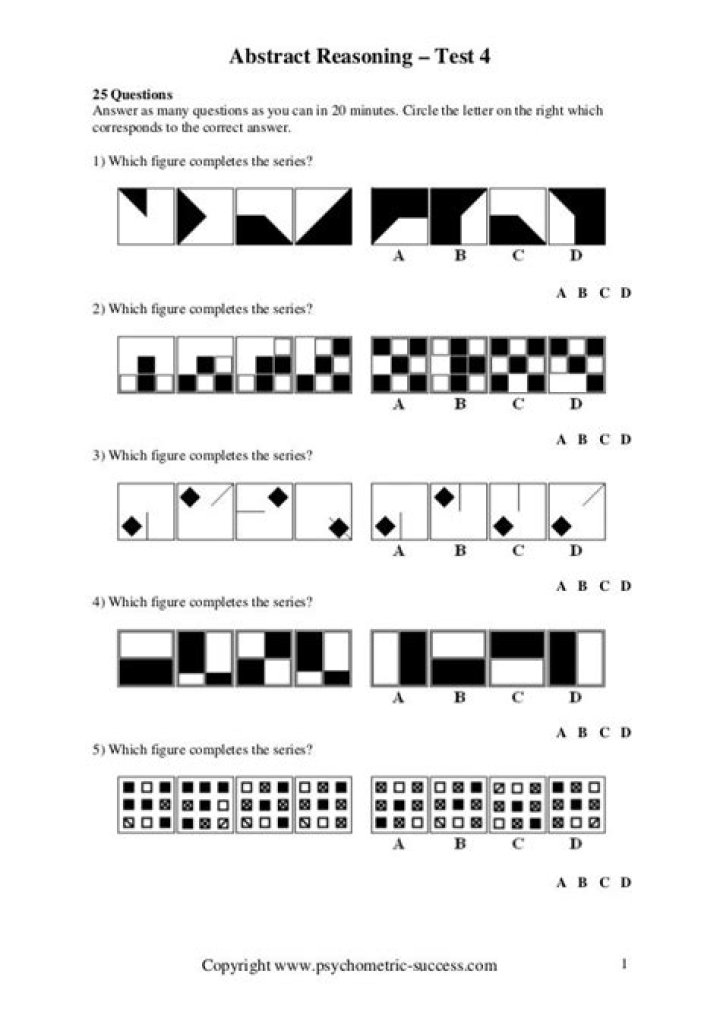 Master Abstract Reasoning with Practice PDF Tests
