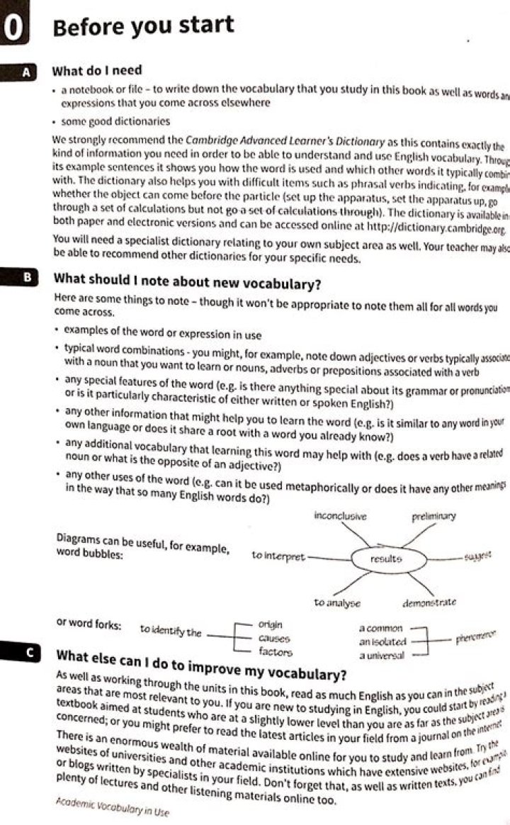 Mastering Academic Vocabulary in Use with Answers PDF