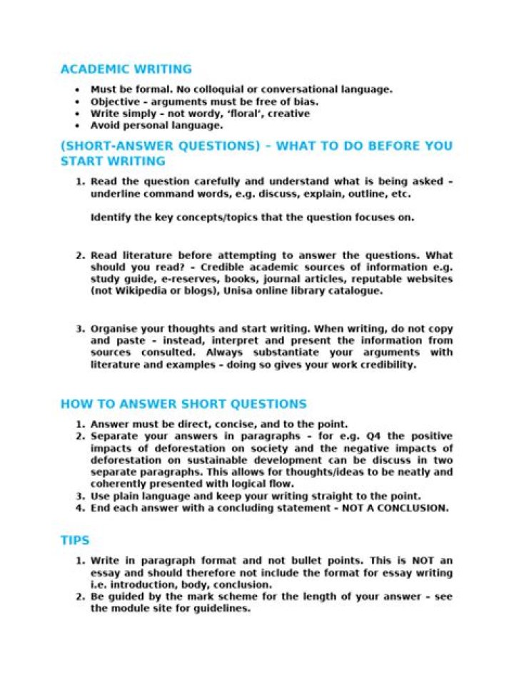 Academic Writing Questions and Answers PDF – Expert Study Guide