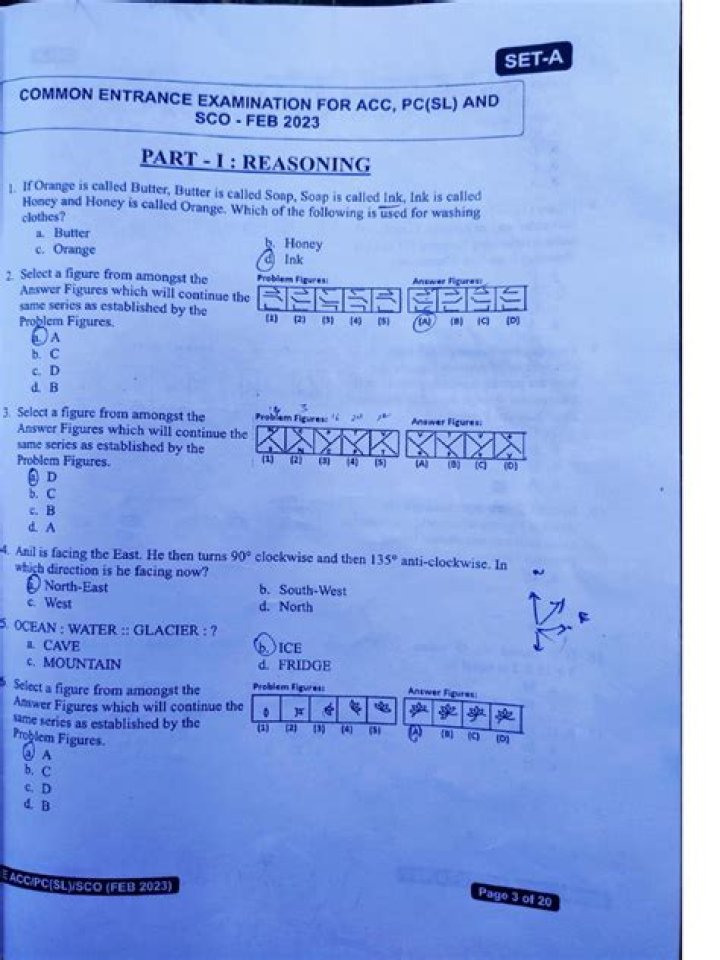 ACC Question Paper 2017 PDF – Download Exact Exam Set