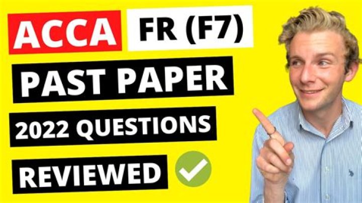 Acca Corporate Reporting Past Questions and Answers PDF