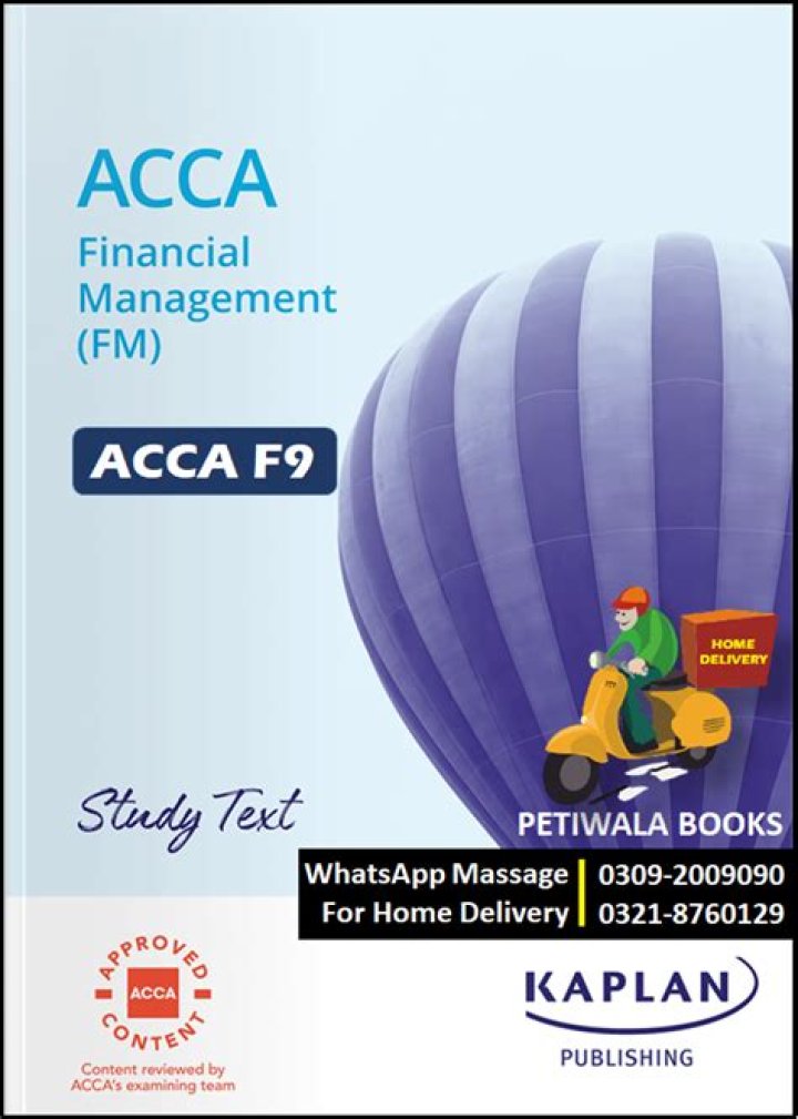 Aacca F9 Financial Management Study Text PDF 2025: Complete Guide