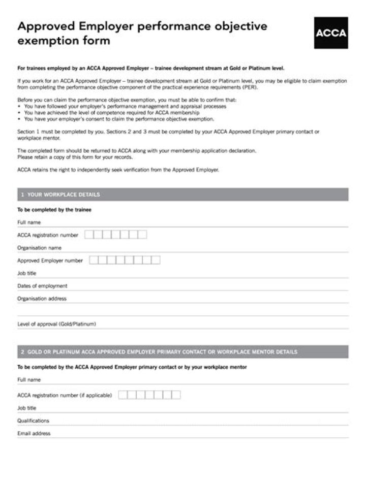 Acca Performance Objectives Sample Answers PDF – Instant Access