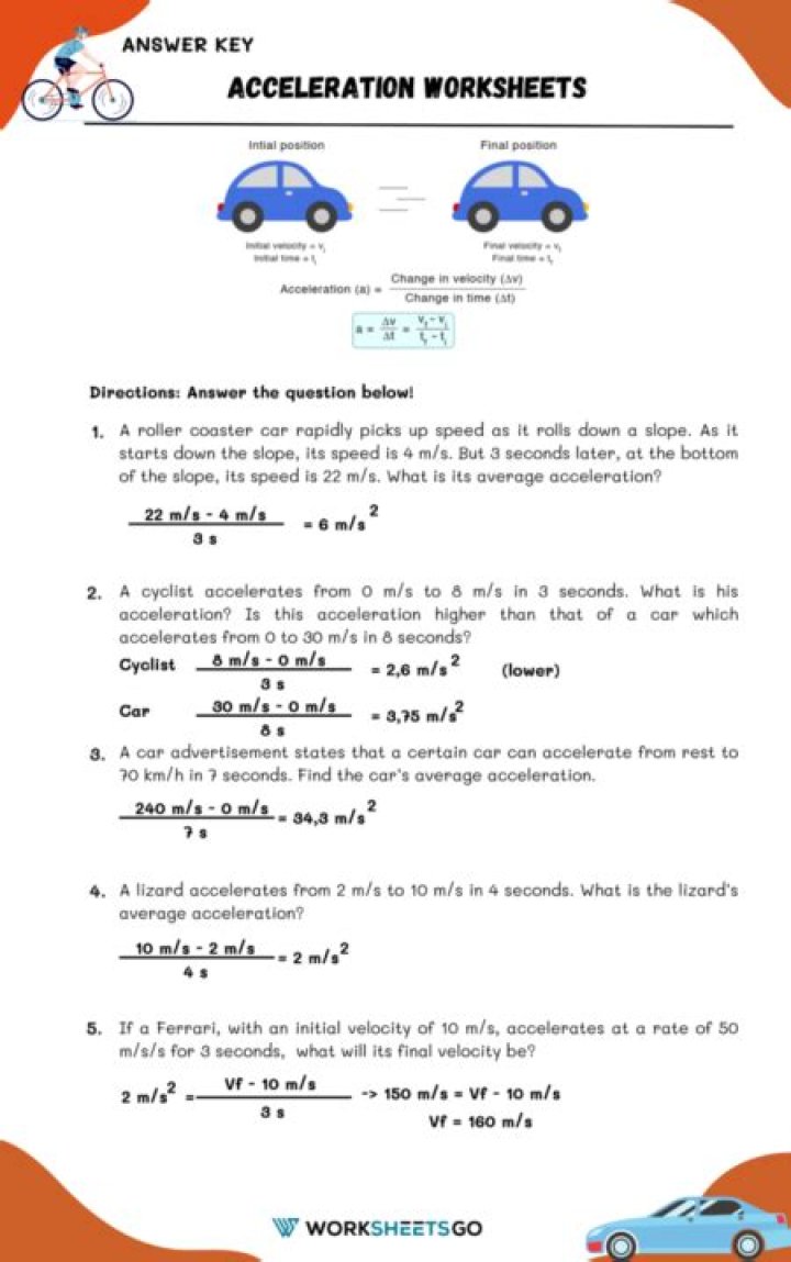 Acceleration Questions and Answers PDF – Master Physics Fast