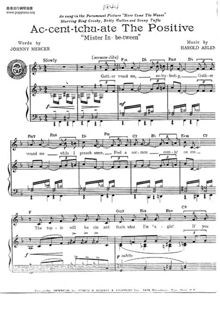 Accentuate the Positive: Perfect Sheet Music PDFs for Musicians