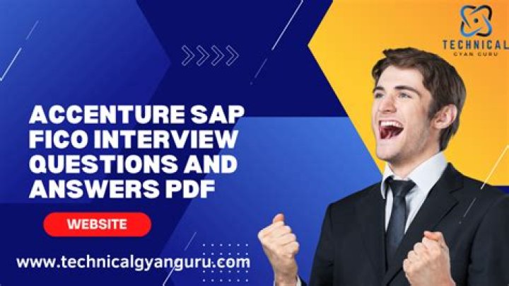 Accenture SAP FICO Interview Questions & Answers PDF