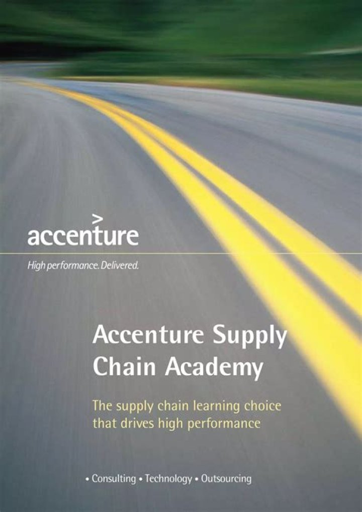 Accenture Supply Chain Management PDF: Optimize Global Logistics