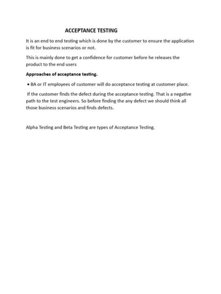 Acceptance Testing PDF Guide: Key Checklists and Best Practices