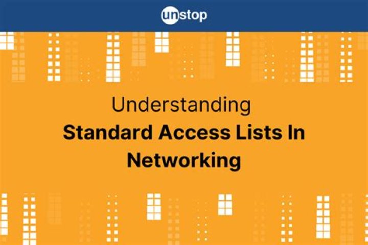 Essential Access List Guide for Networking Professionals (PDF)