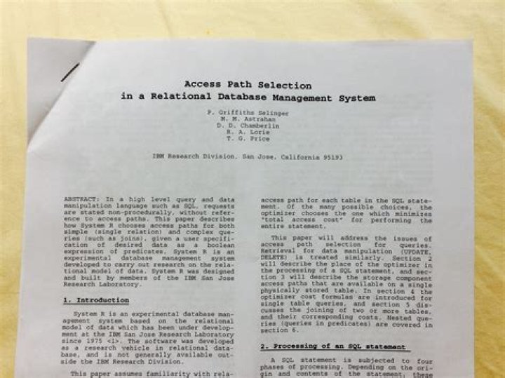 Optimizing Access Path Selection in RDBMS: Key Insights from Relational Database Management System PDFs