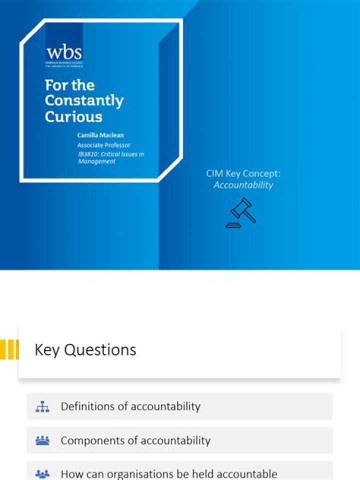Accountability in Management: Essential PDF Guide