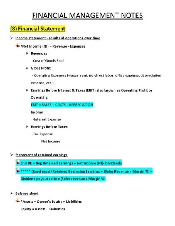 Comprehensive Accounting and Financial Management Notes for MCA PDF