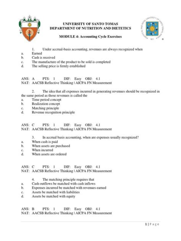 Complete Accounting Cycle Exercises with Answers PDF