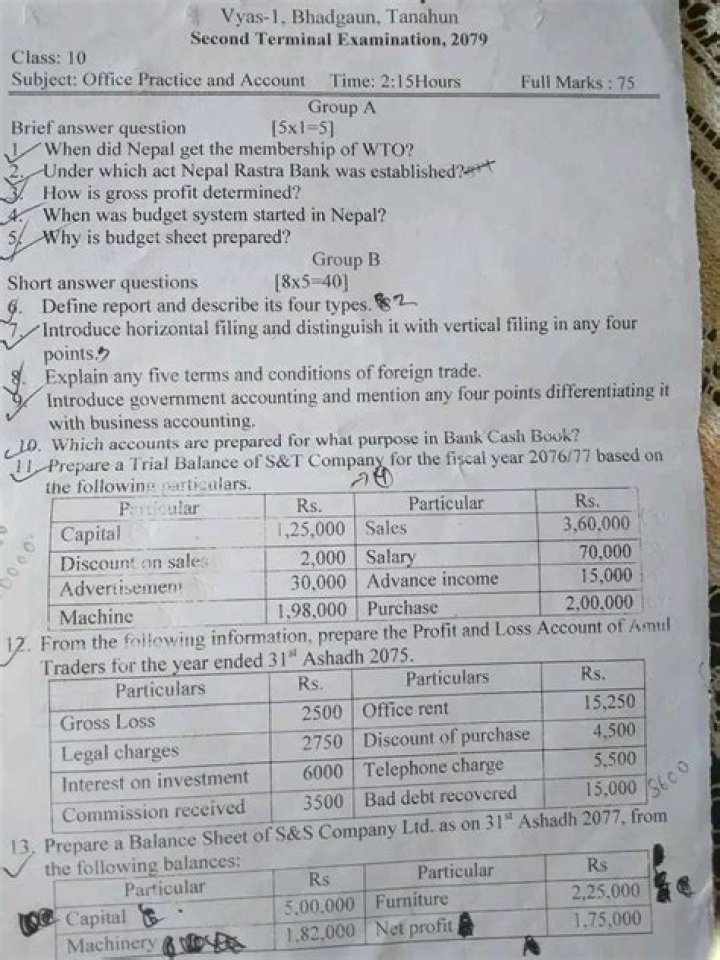 Management Accounting Anna University Question Paper with Answers PDF
