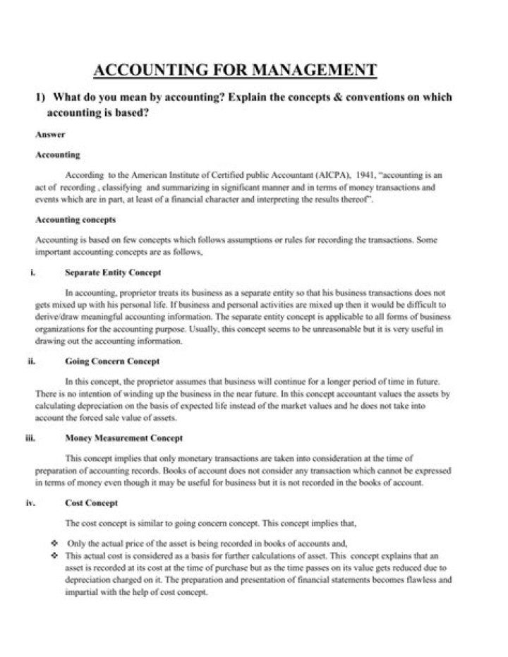 Accounting for Management Notes for MBA: Essential PDF Guide