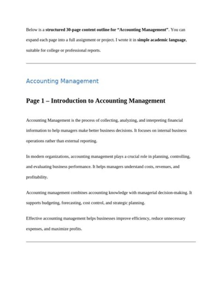 Accounting Management PDF: Master Financial Oversight & Control