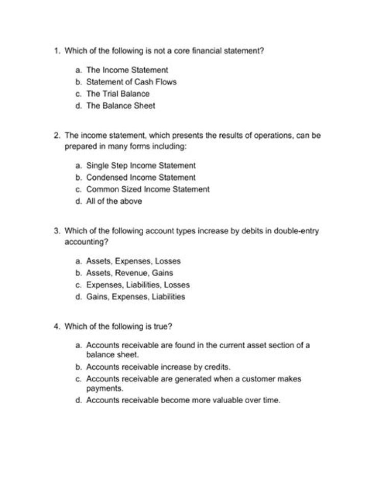 Master Accounting Practice Test PDF – Instant Download