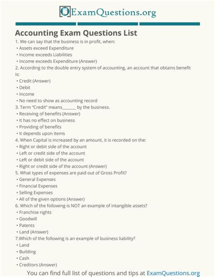 Accounting Question & Answer PDF: Expert Answers for Financial Clarity