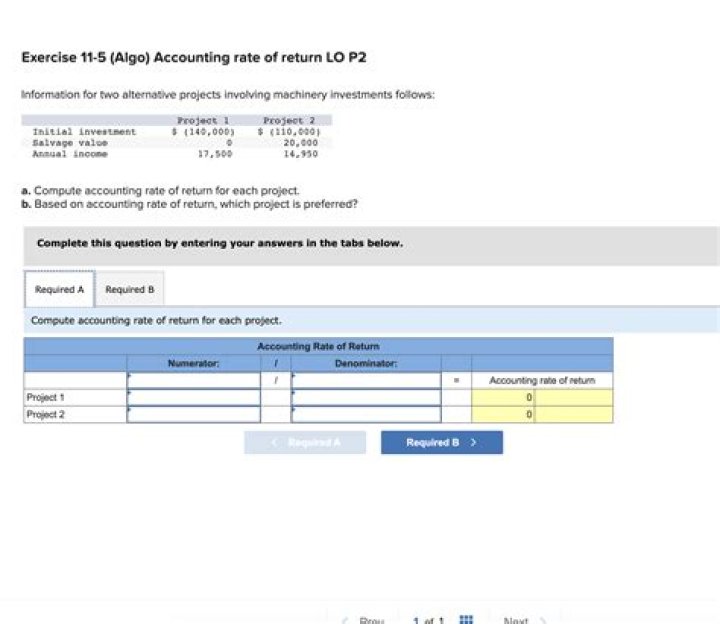 Accounting Rate of Return Questions & Answers PDF Guide