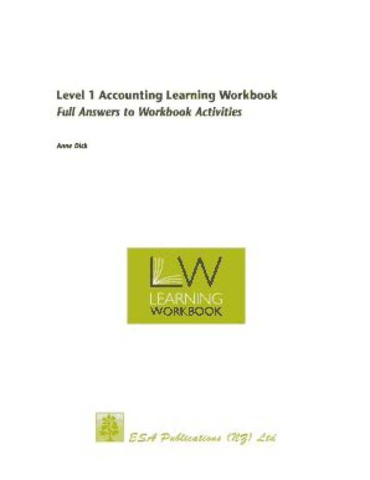 Accounting Workbooks with Answers PDF – Free Download