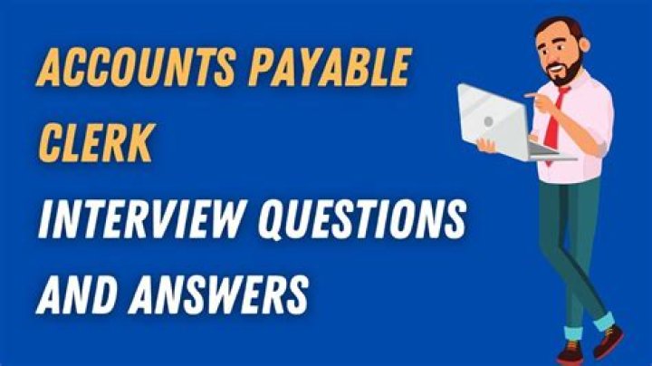 Top Accounts Payable Clerk Interview Questions & Answers PDF