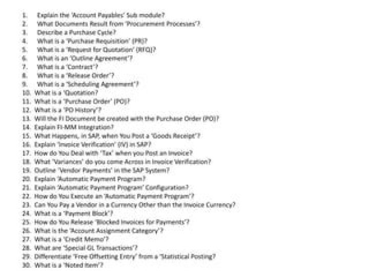 Top Accounts Payable Interview Questions & Answers PDF for Job Seekers
