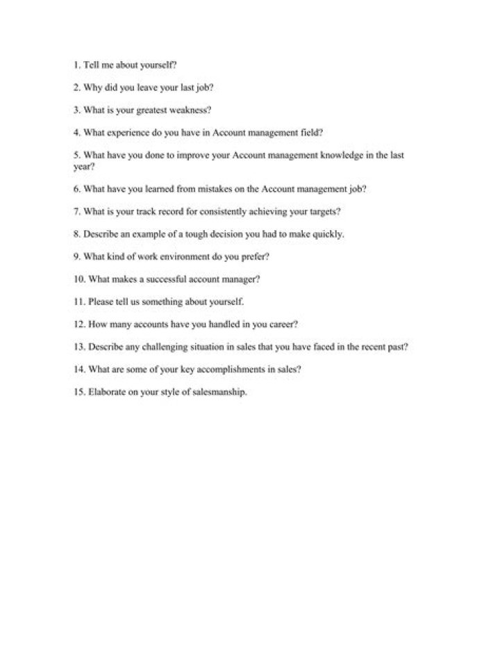 Top Accounts Receivable Manager Interview Questions & Answers PDF