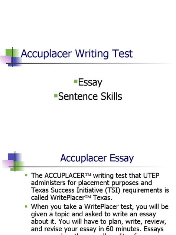 Accuplacer Writing Practice Test PDF – Download Now