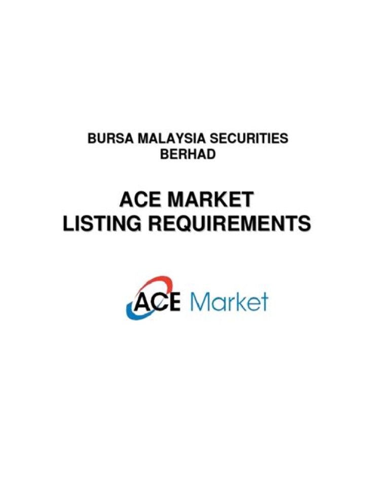 Ace Listing Requirements PDF: Everything You Need to Know