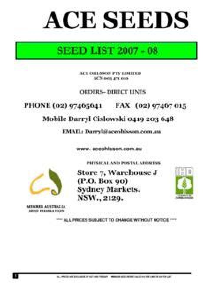 Ace Ohlsson Products List PDF: Complete Buying Guide & Pricing
