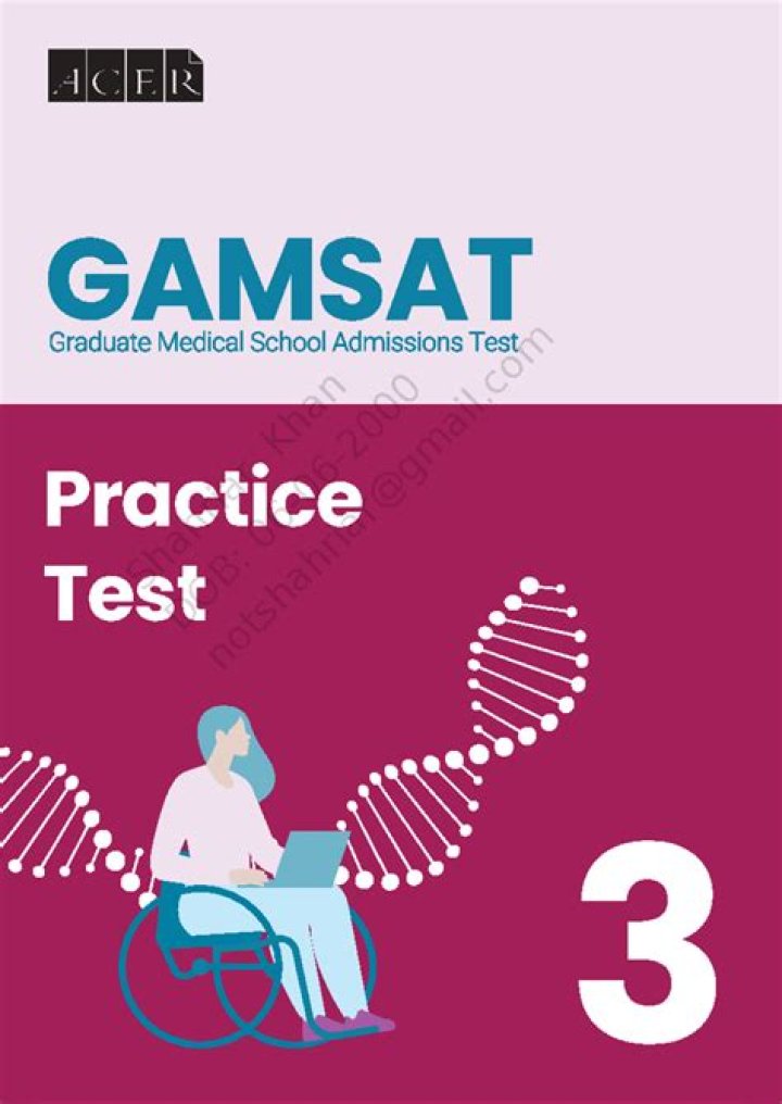 ACER GAMSAT Practice Test 3 PDF – Download Now for Success