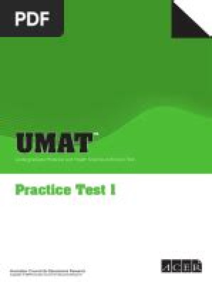 ACER UMAT Practice Test 1 PDF – Download Now for Free