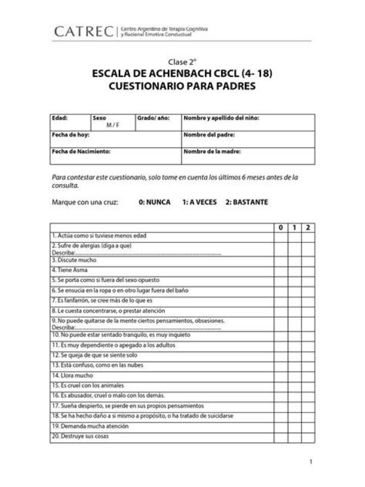 Achenbach Test PDF: How to Download and Use Official Evaluation Reports