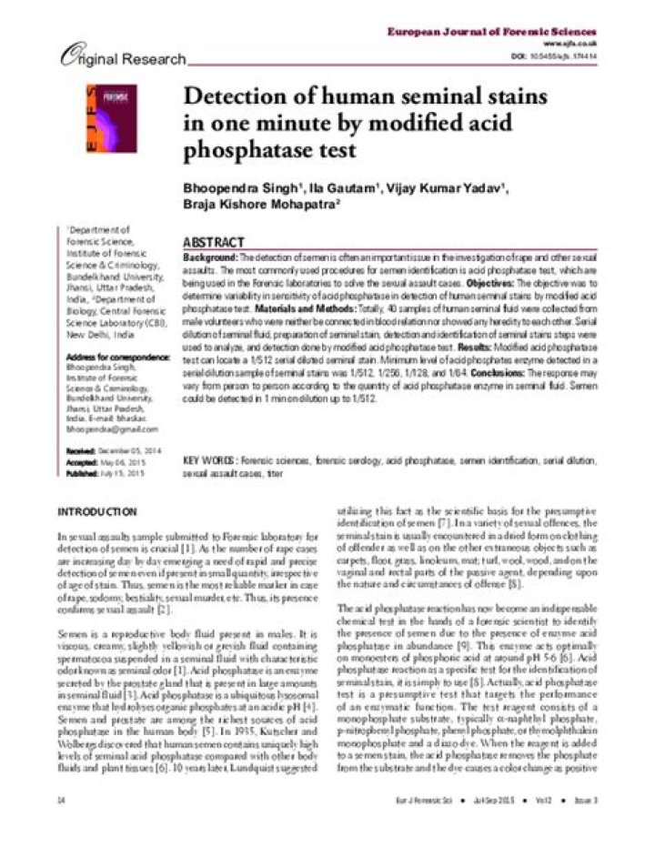 Acid Phosphatase Test PDF: Accurate Diagnosis and Clinical Insights