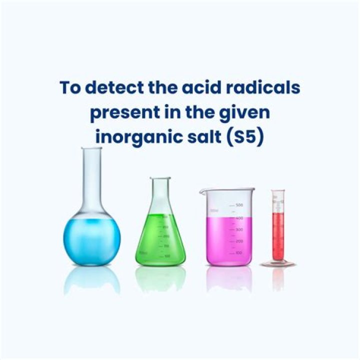 Acid Radical Test PDF: How to Identify and Analyze Acids Easily