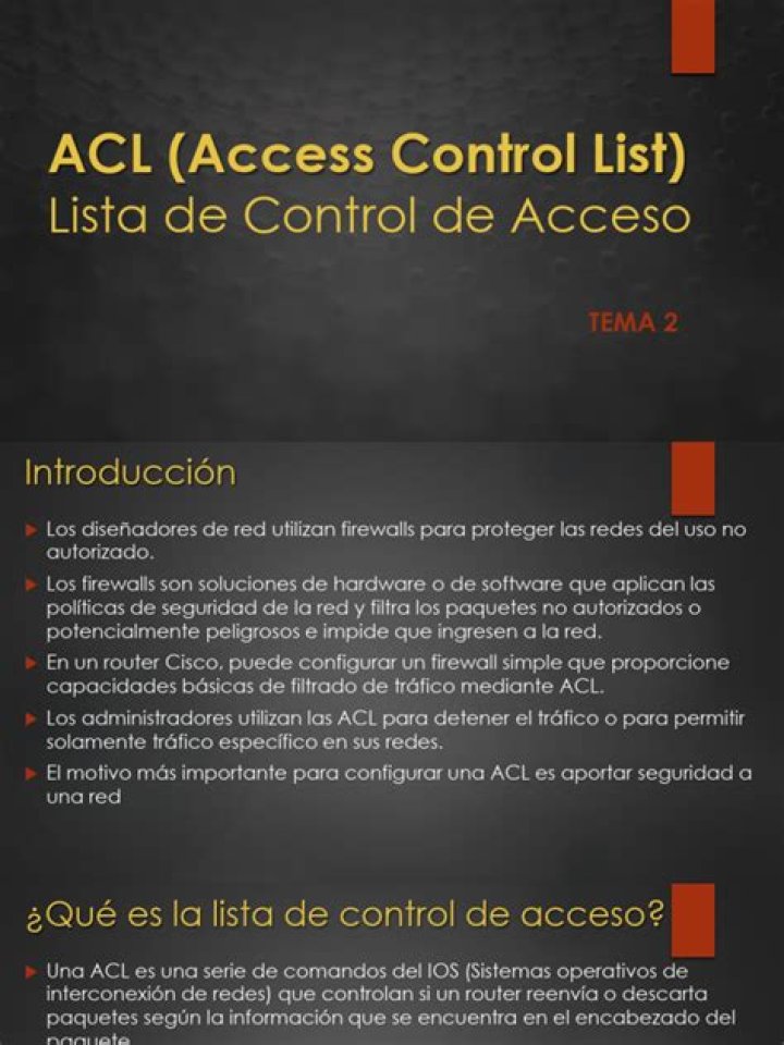 ACL Access Control List PDF: Essential Guide to Secure Network Permissions