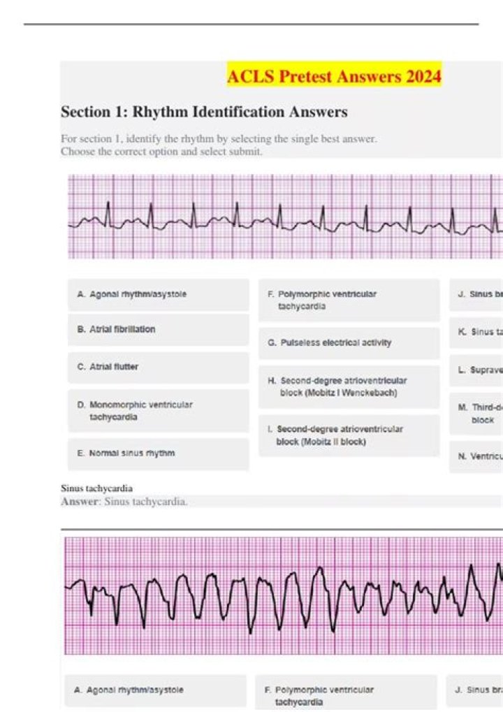 ACLS Answers 2024 PDF – Complete Guide & Exam Prep
