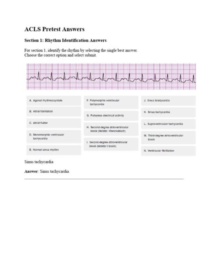 ACLS Pretest Answers PDF – Quick Reference for EMS Professionals