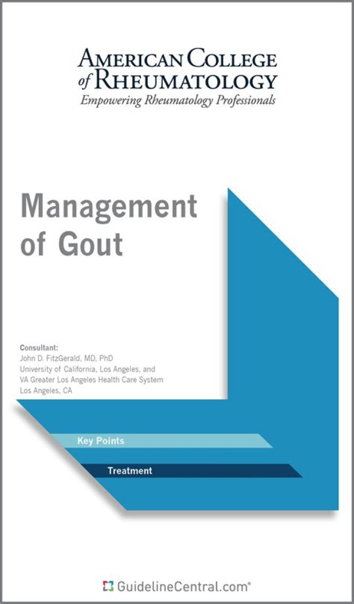 ACR 2020 Gout Management Guidelines PDF: Evidence-Based Treatment Strategies