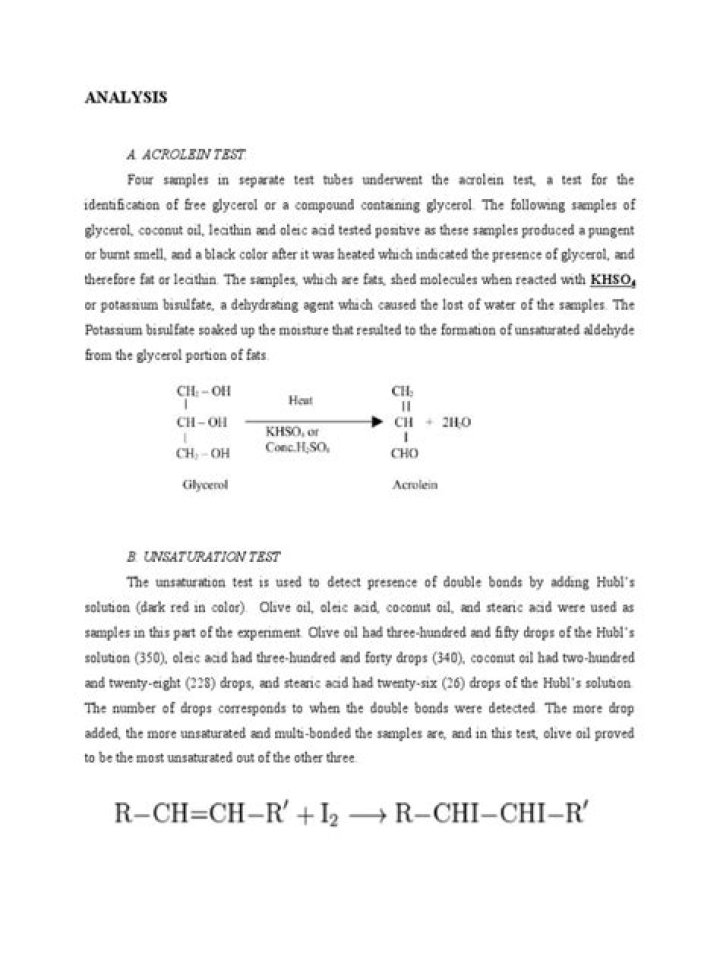 Acrolein Test PDF: Reliable Chemical Analysis Report