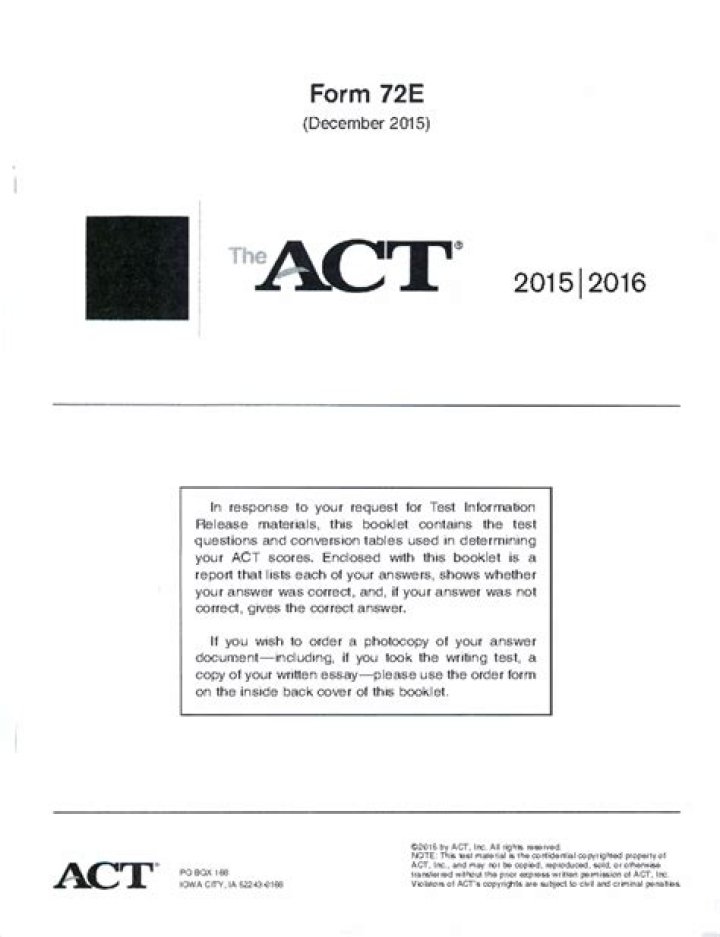 Act 72E Test PDF: Official Exam Guide & Answer Key