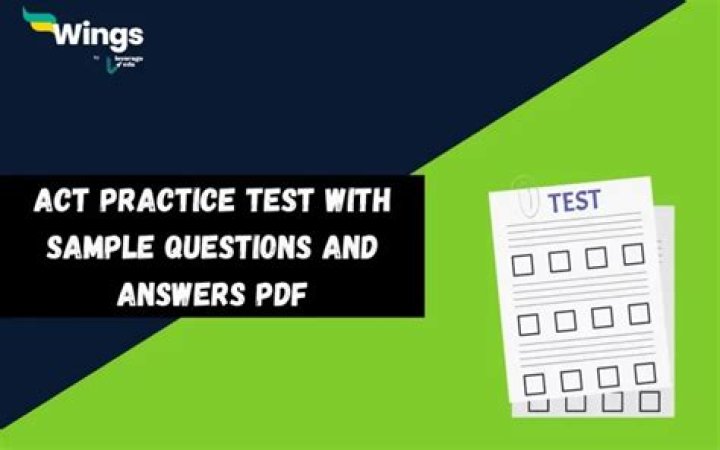Act Practice Test PDF with Answers – Instant Download