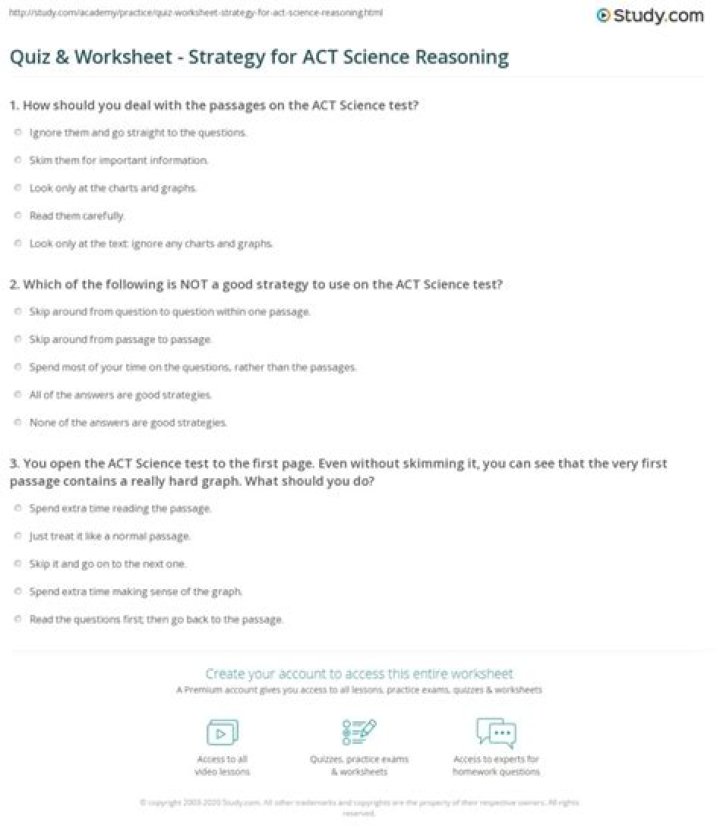 Act Science Practice Questions PDF – Instant Download for Students