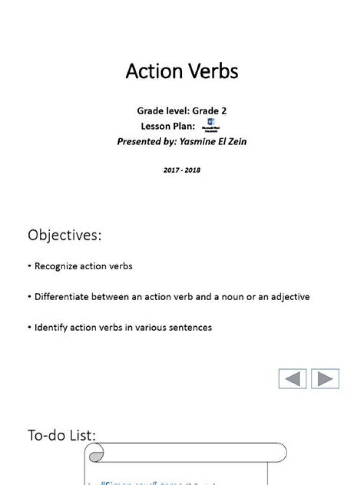 Action Verbs Lesson Plan PDF: Boost Student Engagement with Practical Language Skills