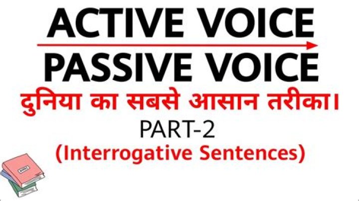 Active and Passive Voice Interrogative Exercises with Answers PDF