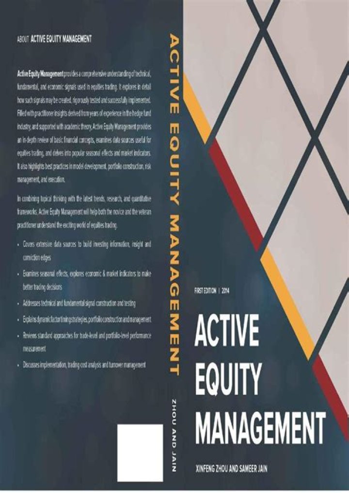 Active Equity Management PDF for Instant Download
