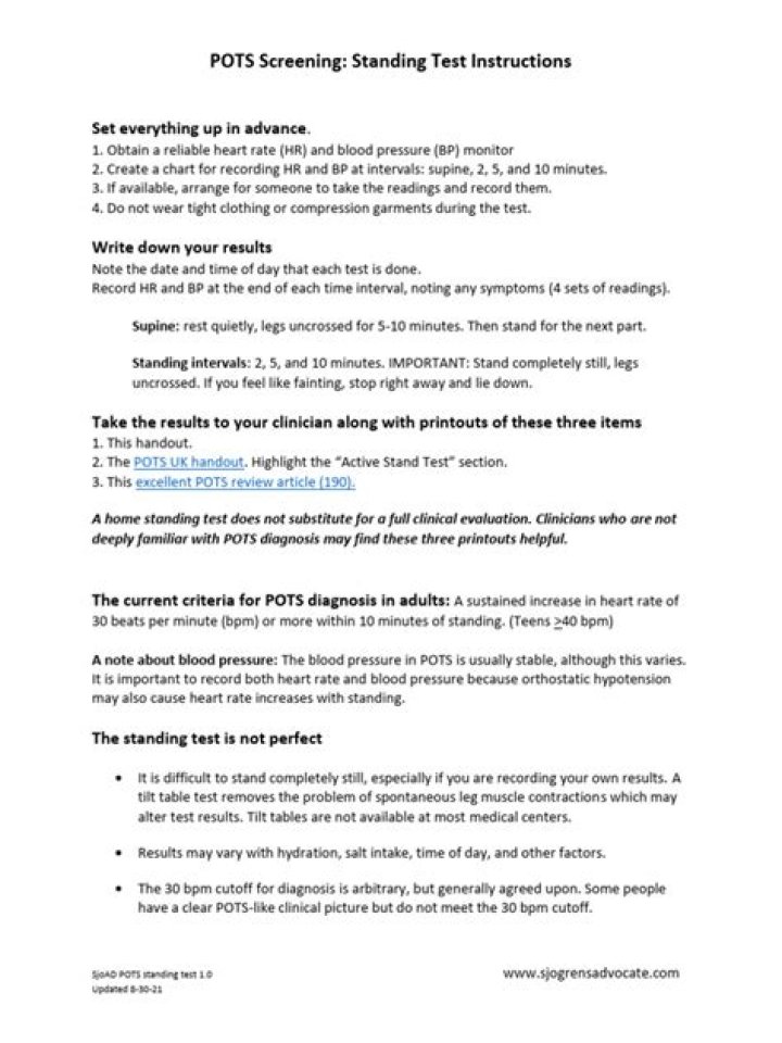 Active Stand Test PDF: Quick Guide & Evaluation Tips