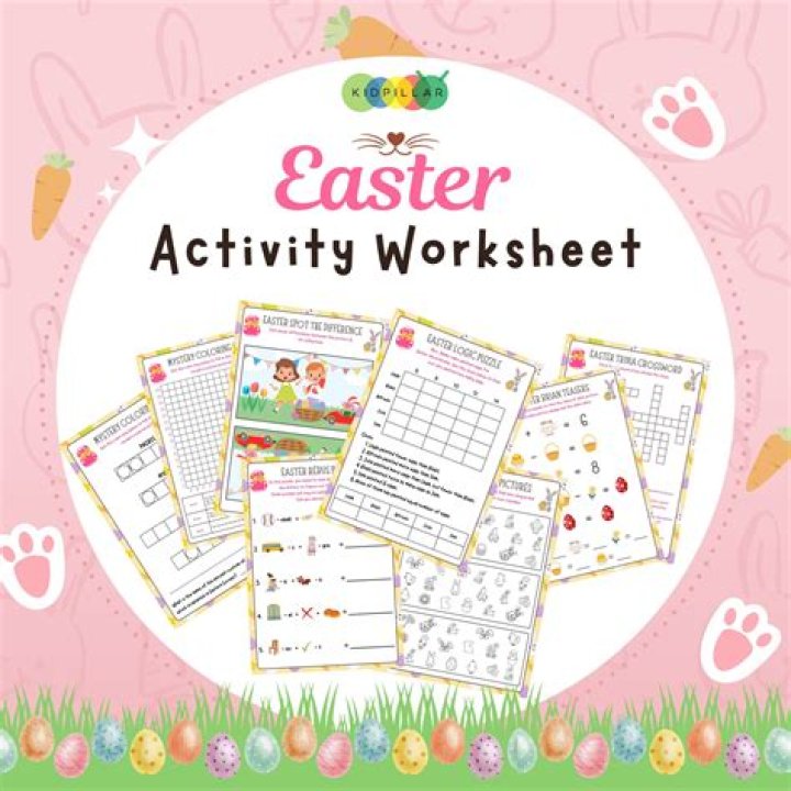 Printable Easter Activity Sheets PDF for Kids