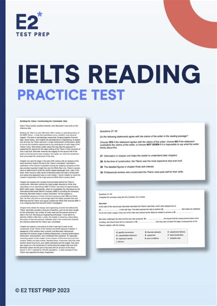 Actual IELTS Reading Test PDF – Practice with Real Sample