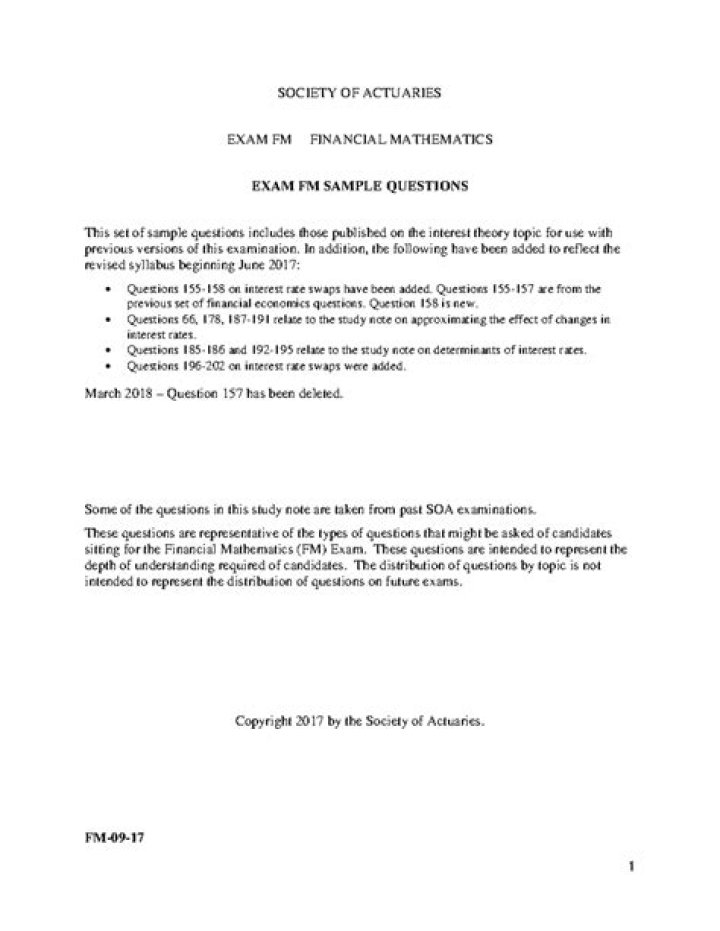 Master Actuary Exam Questions PDF: Free Practice Materials